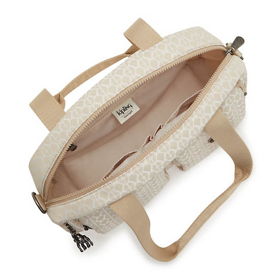 Sacs À Bandoulière Kipling Cool Defea Classiche Printed Beige | FR 1825LI